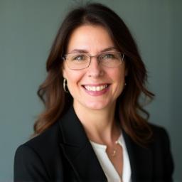 Professional headshot of Dr. Elena Petrova smiling warmly.